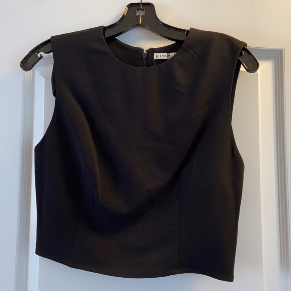 Alice & Olivia Black sleeveless Top